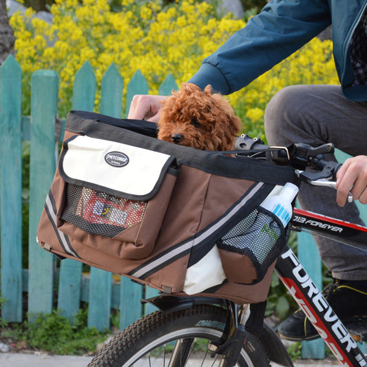 Portable Dog Bicycle Carrier Seat